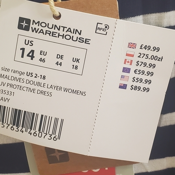 Mountain Warehouse Womens Breeze Tie Front Jersey Adjustable Ladies Summer Dress - Picture 5 of 10